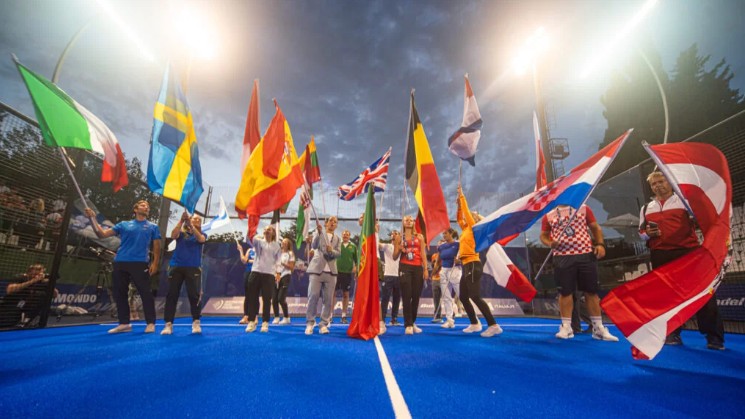 European Padel Championships Cerimonia apertura 21/07/2024 (foto credit padelfip.com)