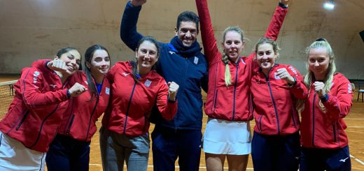 La formazione del Tc Cagliari femminile promossa dalla A2 alla A1 nel 2023