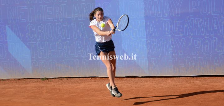 Marcella Dessolis (Tc Cagliari) nei play-out contro il Park Genova (24.11.2024)