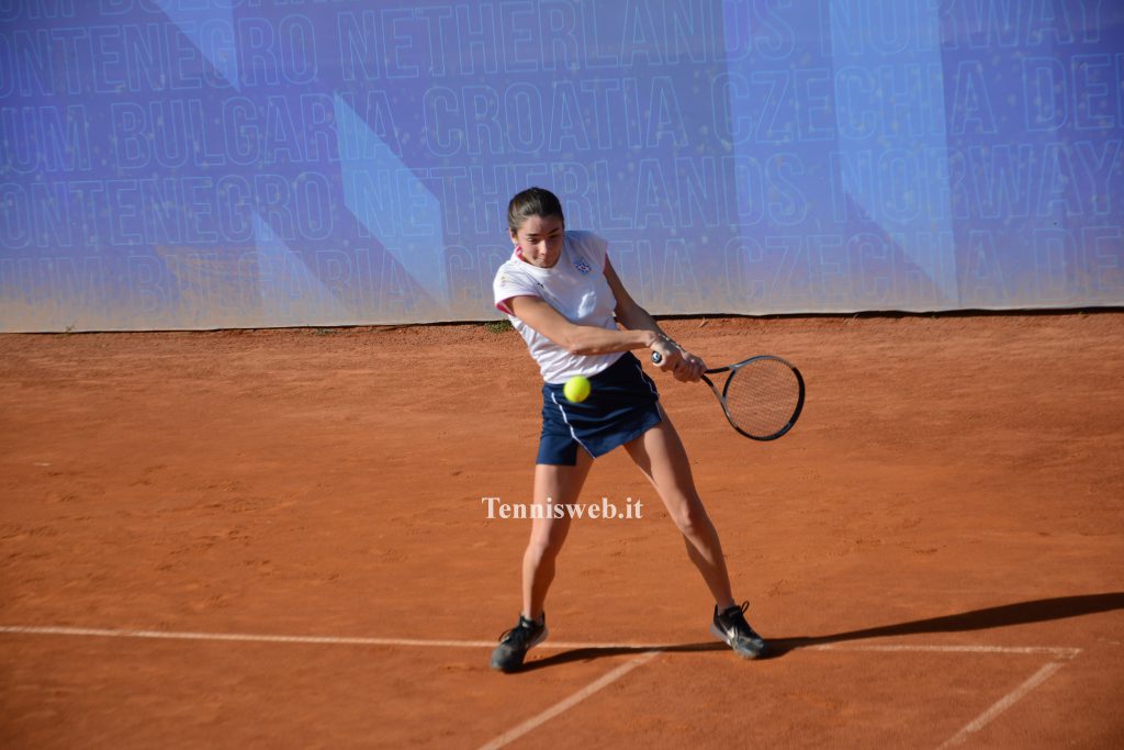 Marcella Dessolis (Tc Cagliari) nei play-out contro il Park Genova (24.11.2024)