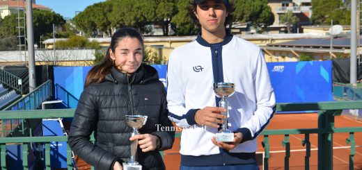 Marcella Dessolis e Alberto Sanna campioni sardi assoluti 2024 (24.12.2024 credit Tennisweb.it)