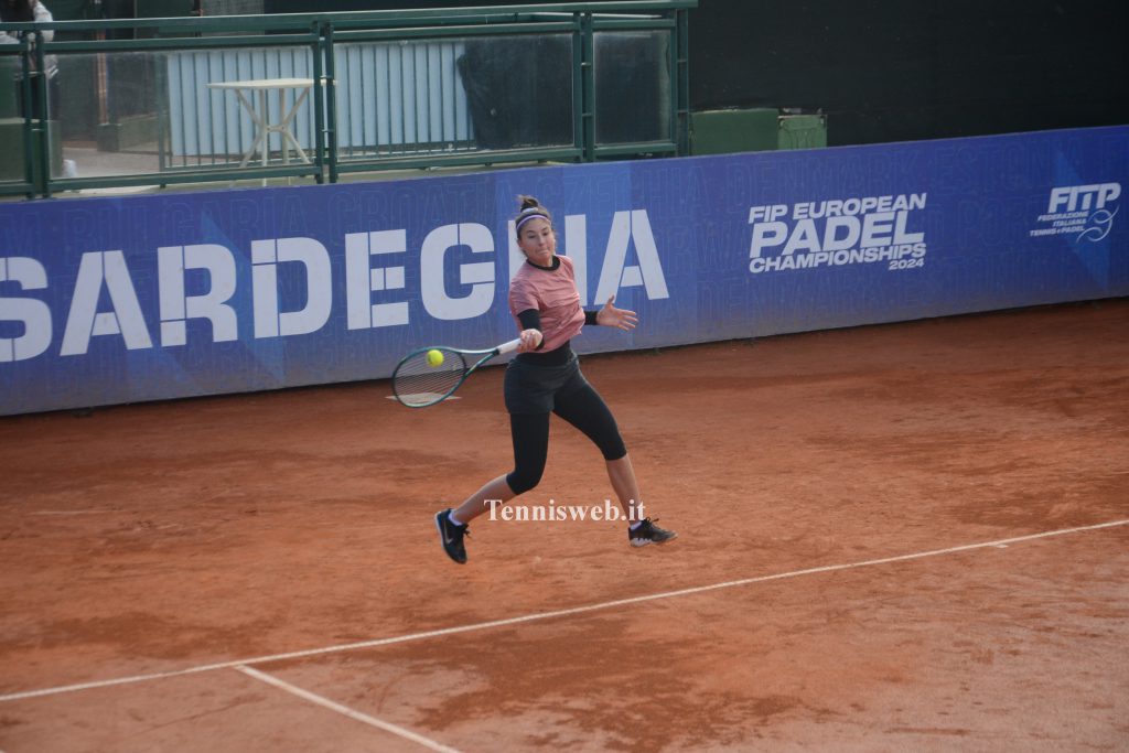 Roberta Sechi in semifinale ai Campionati sardi assoluti 2024 (23.12.2024)