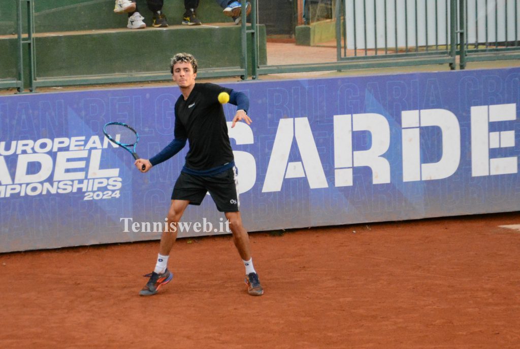 Noah Perfetti in gara durante le pre-qualificazioni IBI 25 Tc Cagliari 23.01.2025